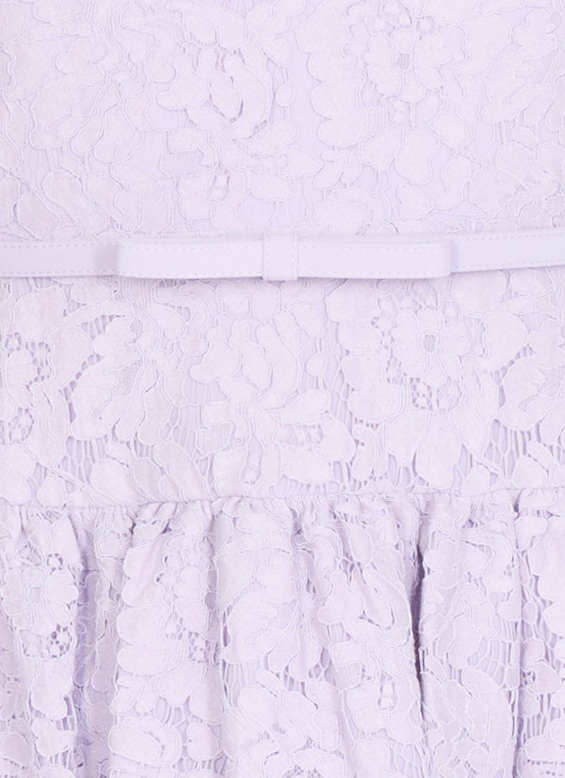 Self-Portrait Lilac Lace Dress