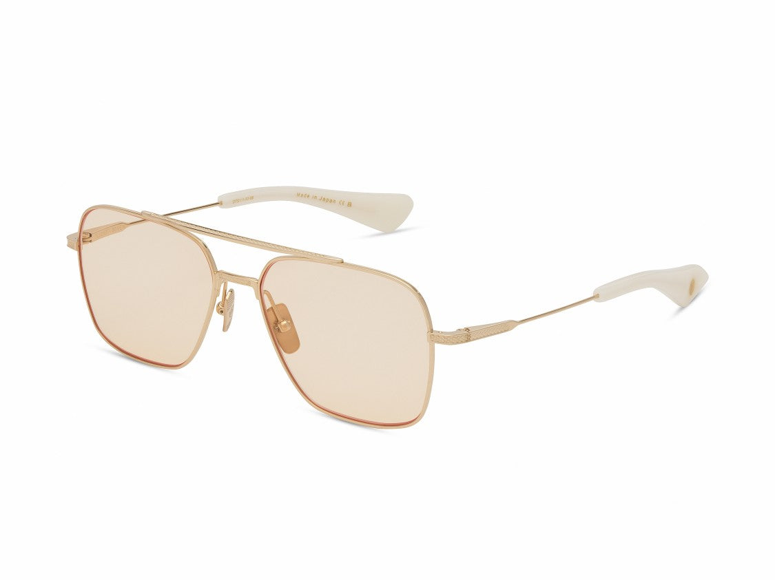 Dita Flight-Seven Sleek Square Titanium Sunglasses
