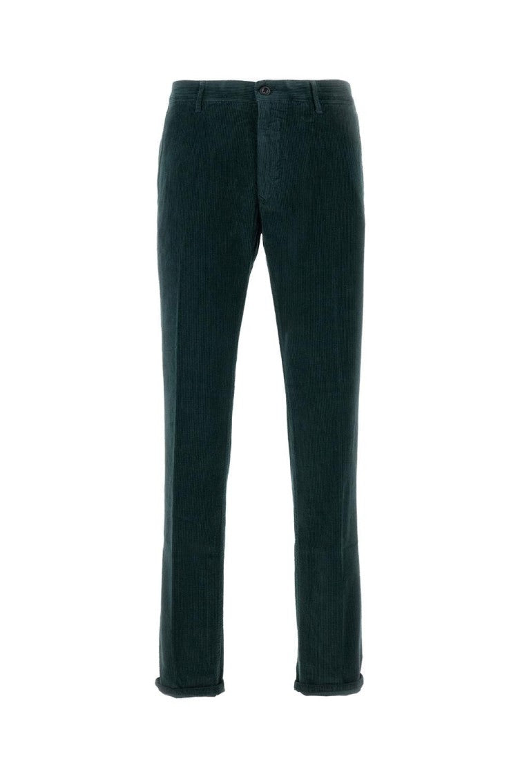 Incotex Tailored Fit Corduroy Trousers With Zip
