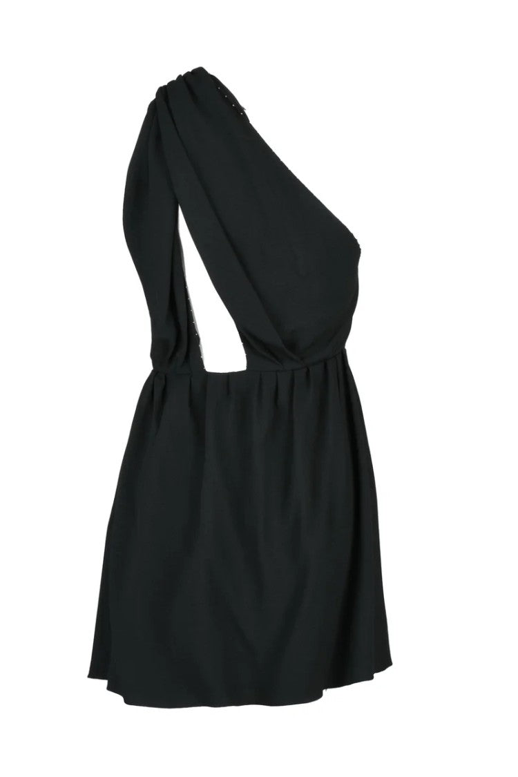 Saint Laurent Women's One-Shoulder Dress - Black