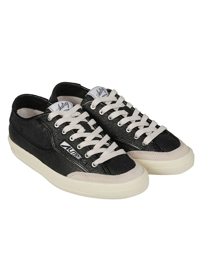 Autry Windscape Low Textured Black Sneakers