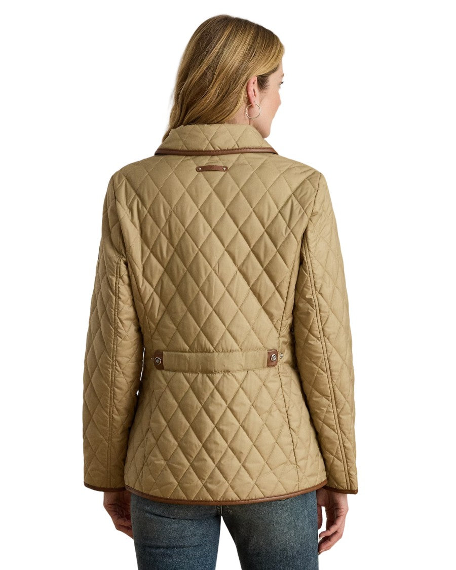 Lauren Ralph Lauren Insulated Quilted Coat With Classic Collar