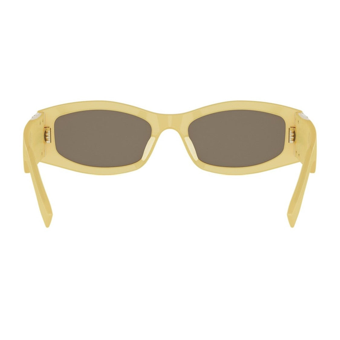 Fendi Yellow Forever Fendi Acetate Rectangular Sunglasses