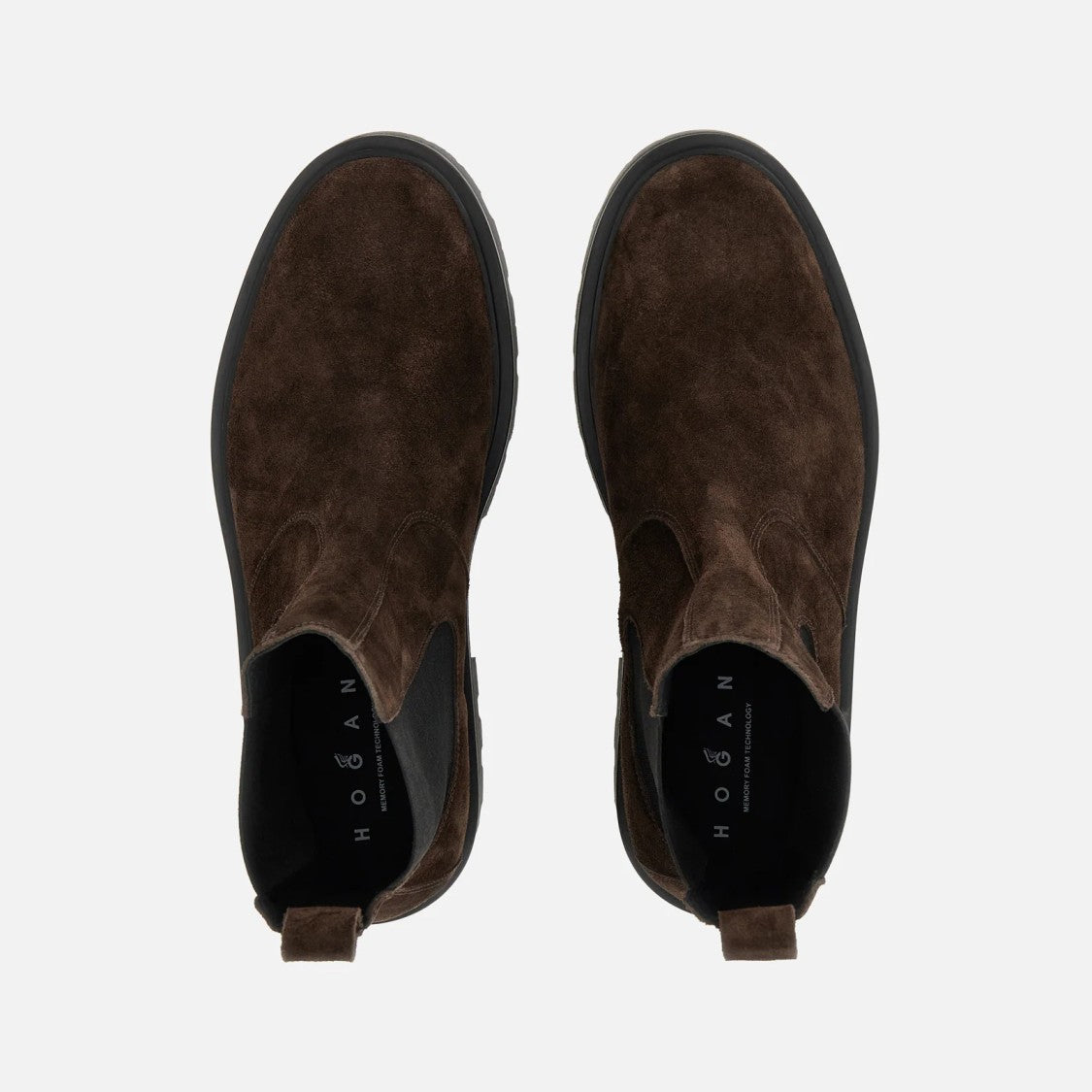 Hogan Palissandro Brown Suede Ankle Boots