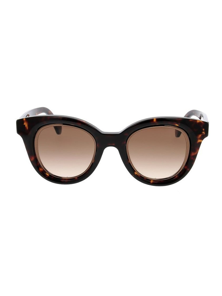 Loewe Tortoiseshell Lw40183i Cat-Eye Gold Sunglasses