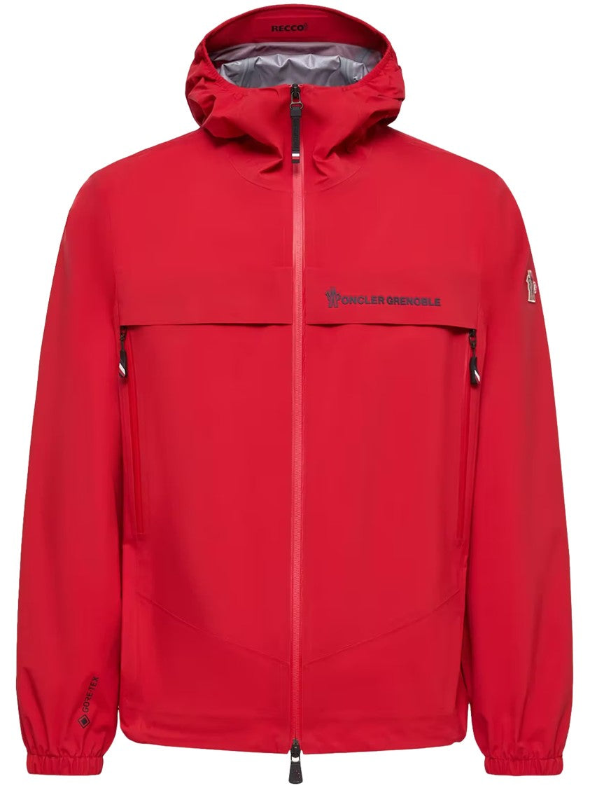 Moncler Grenoble Red Shipton Hooded Casual Jacket