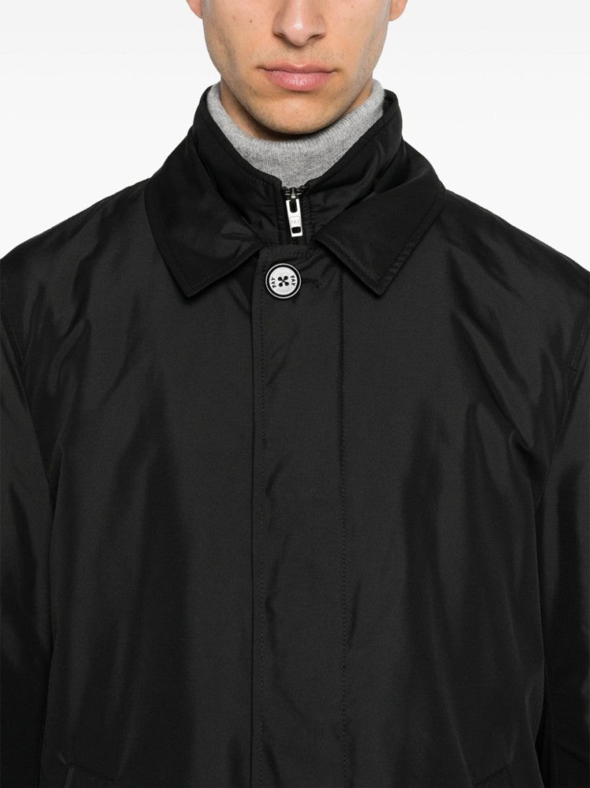 Fay Black Morning Waterproof Coat