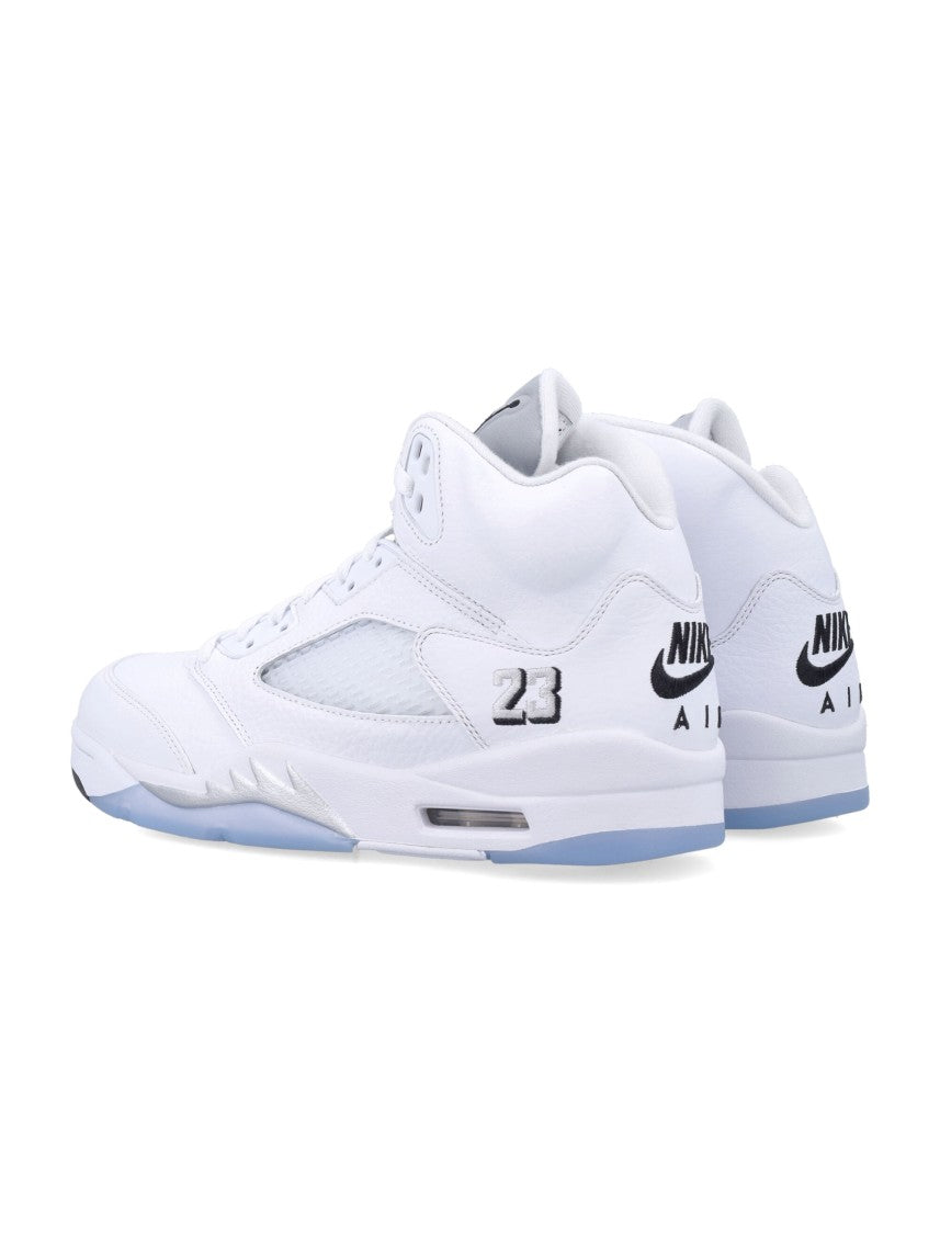 Nike Air Jordan 5 Retro Leather Sneakers