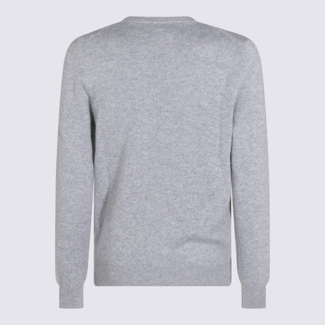 Malo Cashmere Knit Sweater With Classic Crew Neckline And Ribbed Details