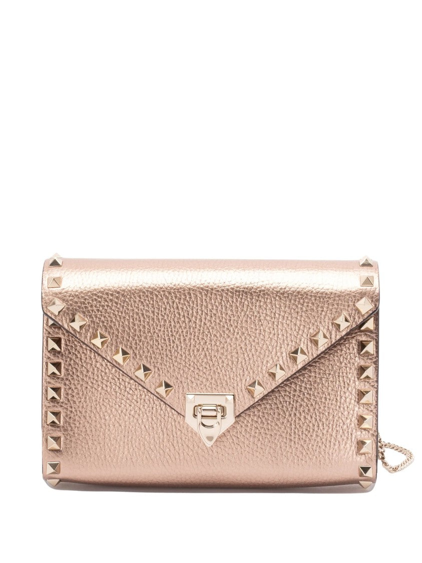 Valentino Mini Bag Envelope Metallic Studded Mini Bag