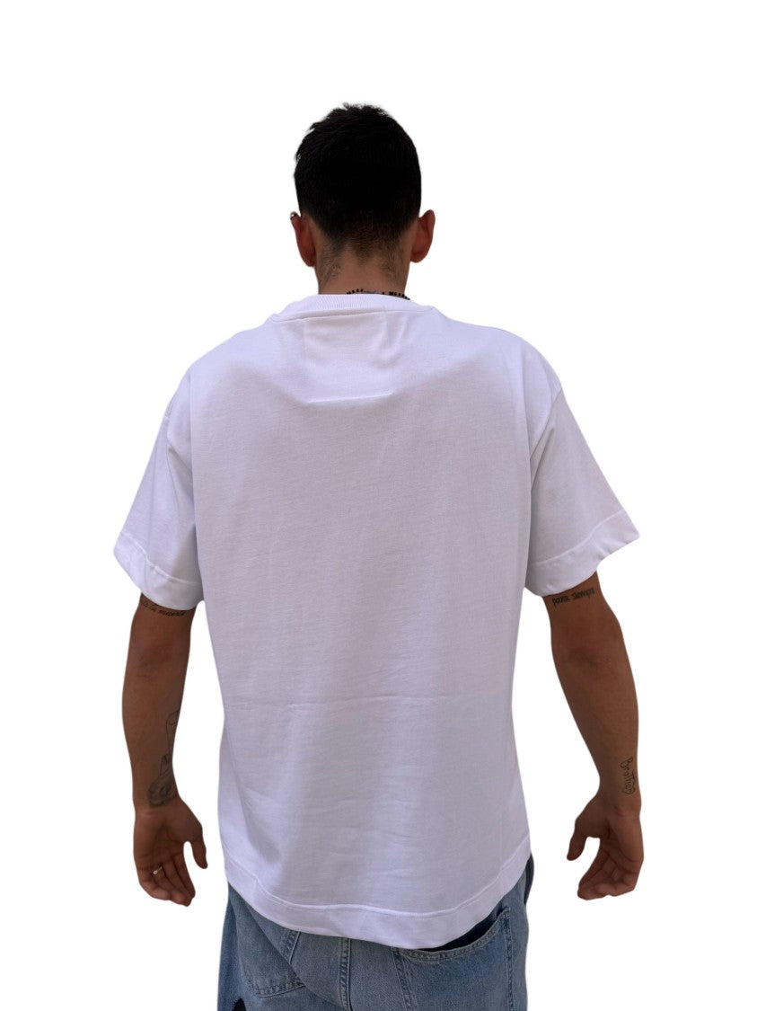 Givenchy Contemporary White T-Shirt With Subtle Logo Embroidery