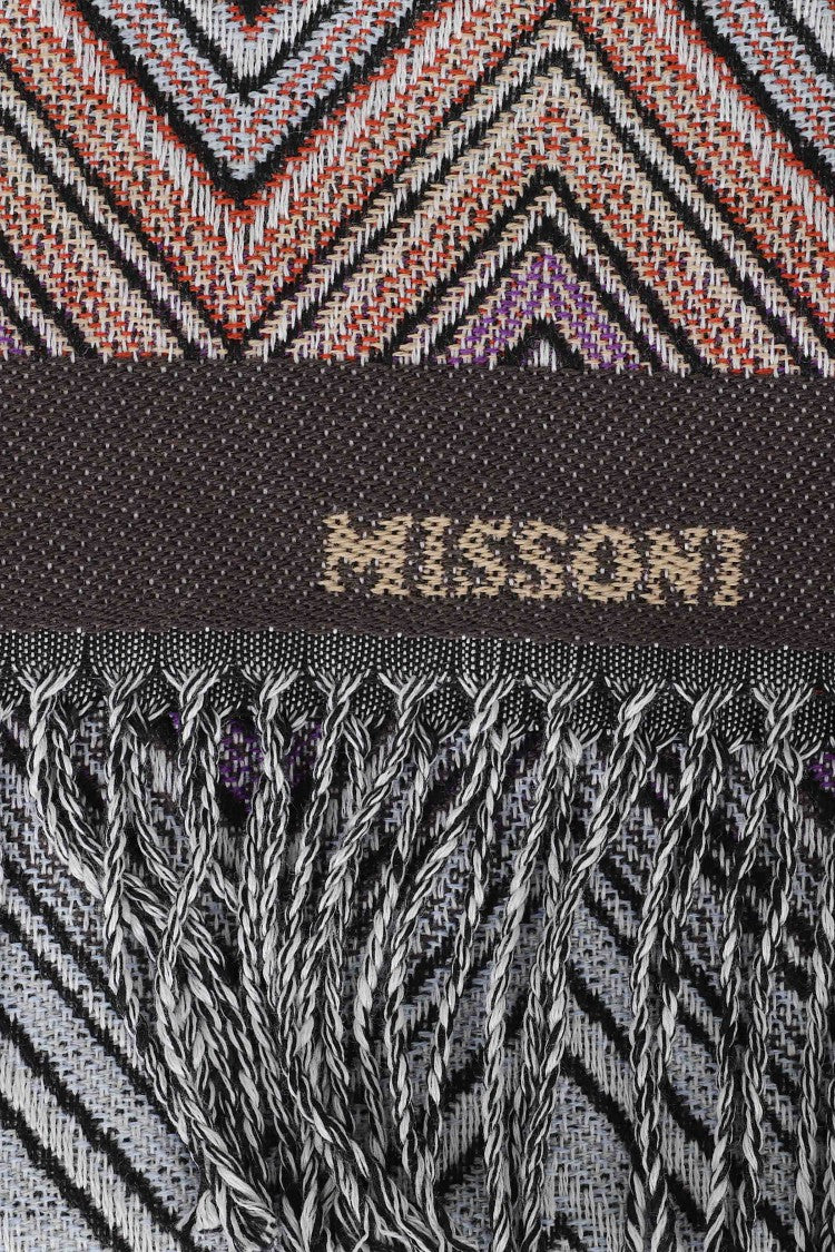 Missoni Multicolor Viscose Chevron Sequin Stole