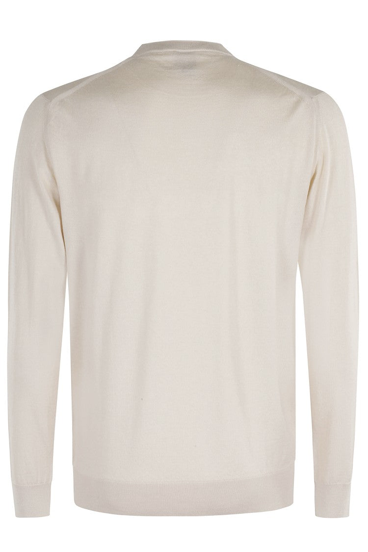 Eleventy Double Neck Crewneck Sweater