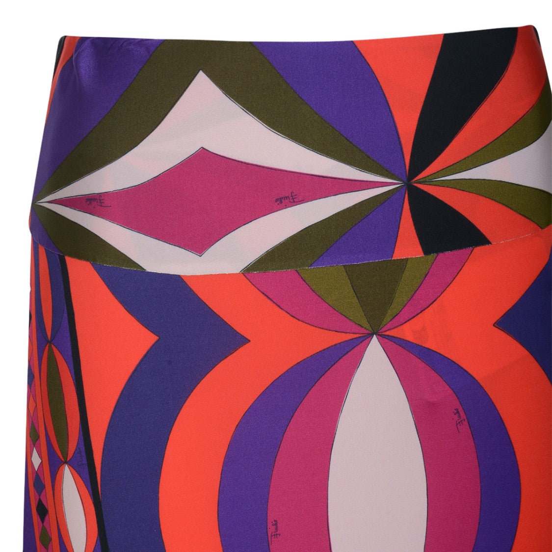 Emilio Pucci Maxi Skirt With Multicolored Geometric Pattern