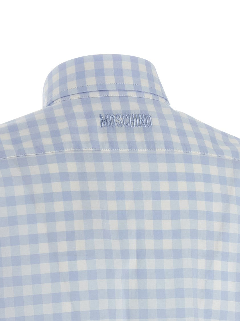 Moschino 'Heart' Vichy Shirt