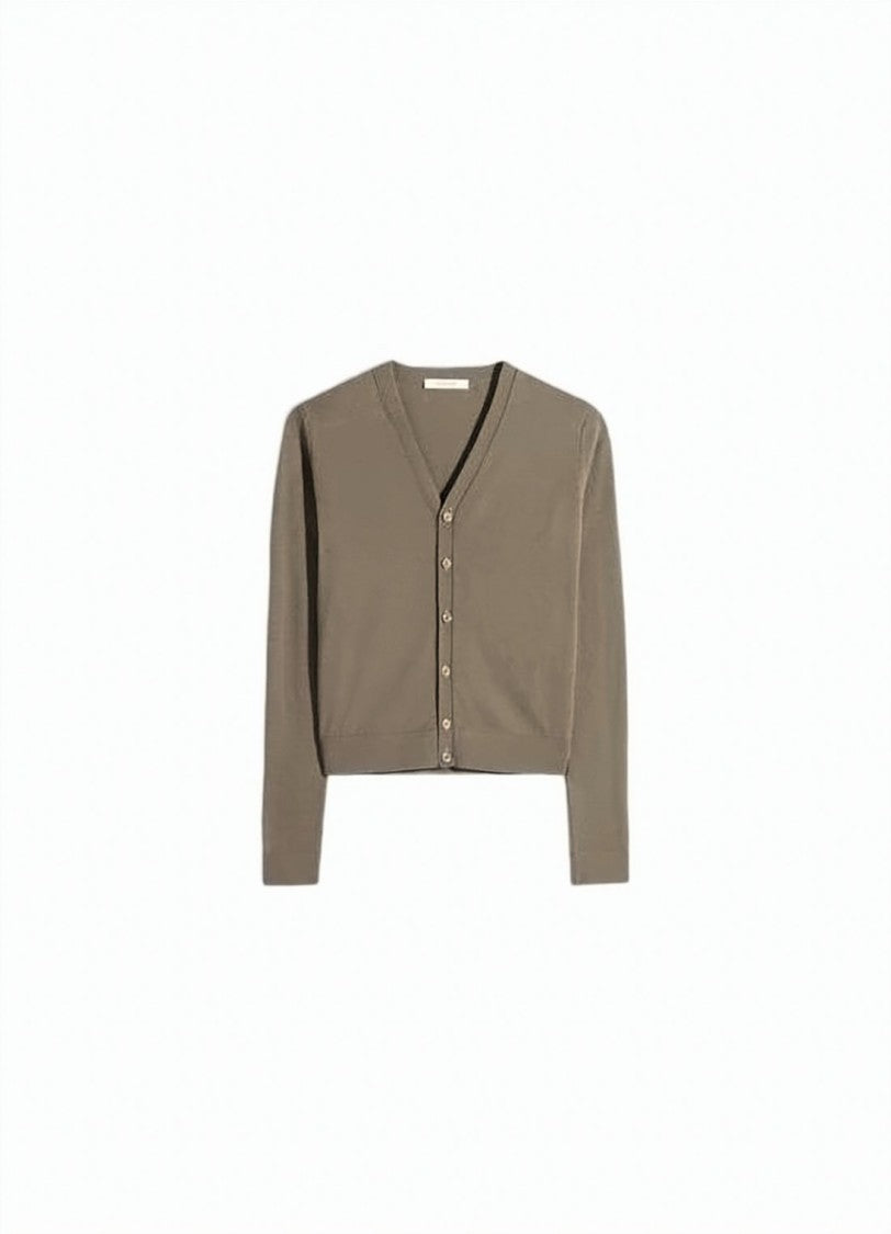 Lemaire Cropped Cardigan With V-Neckline