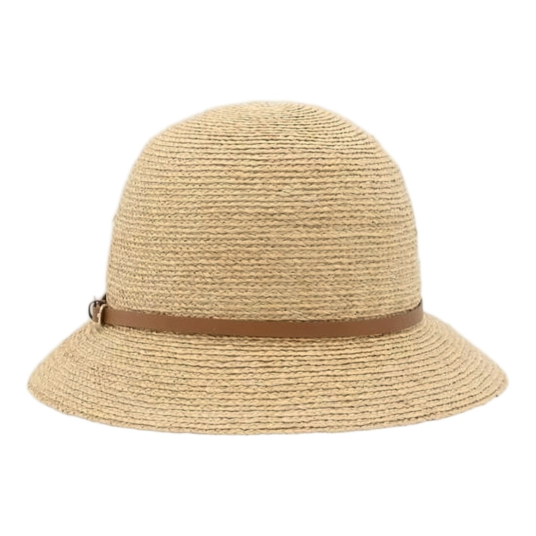 Helen Kaminski Finely Woven Raffia Hat With Gently Flared Brim