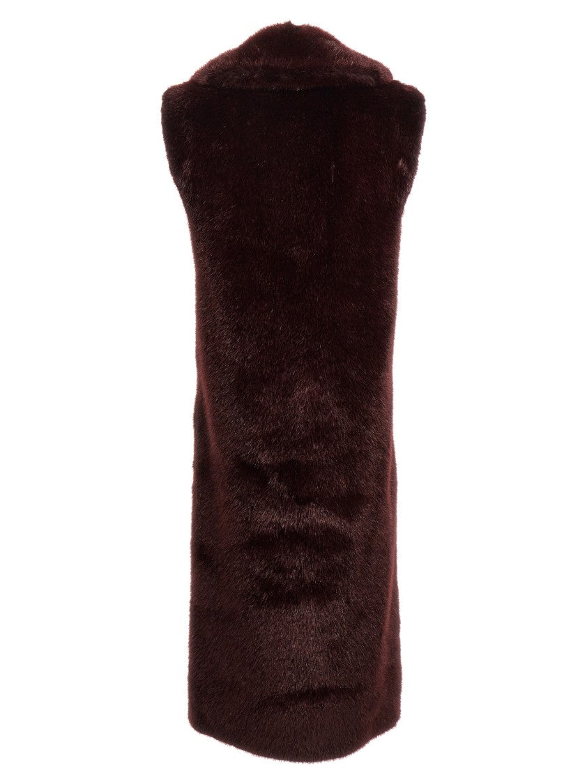 Philosophy Di Lorenzo Serafini Extra Long Faux Fur Vest