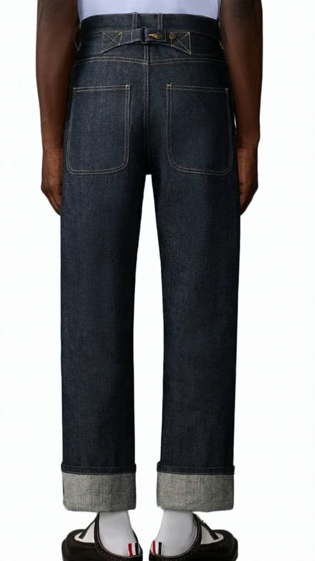 Thom Browne Dark Indigo Selvedge Denim Pants