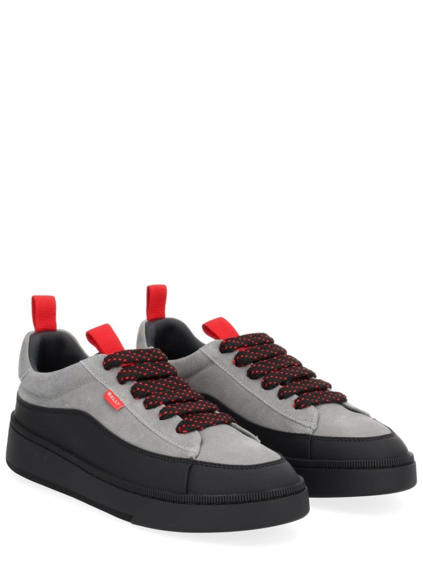 Bally Grey Rossy Suede Sneakers