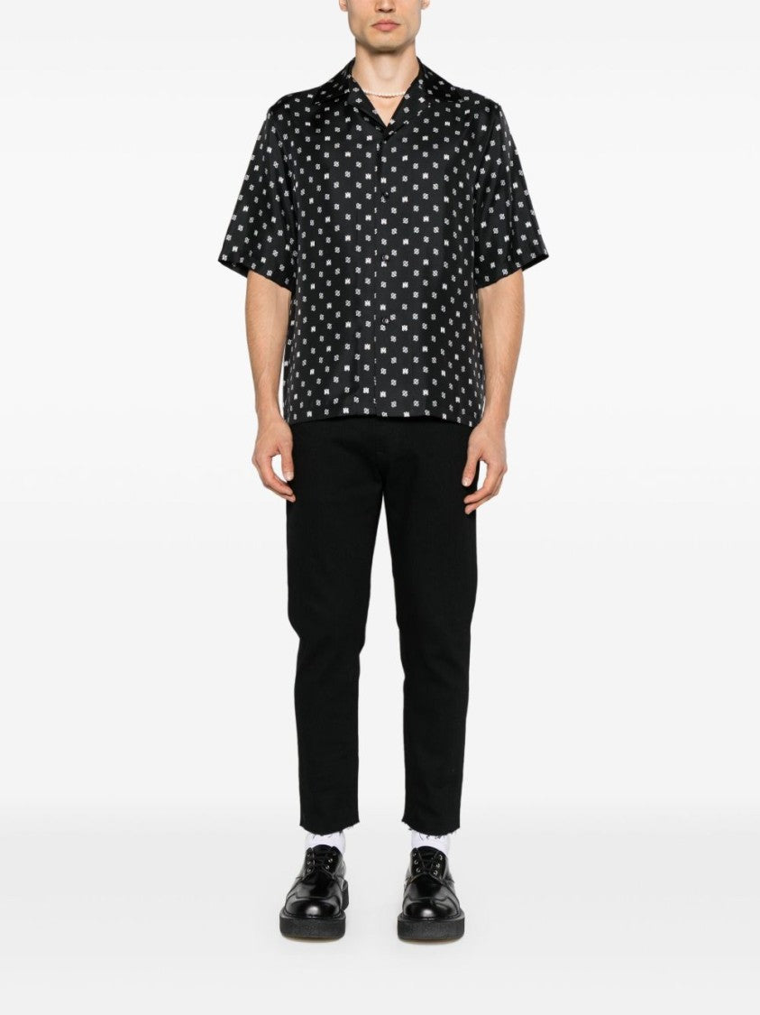 Golden Goose Slim-Fit Black Stretch-Cotton Denim Jeans With Raw-Cut Hem