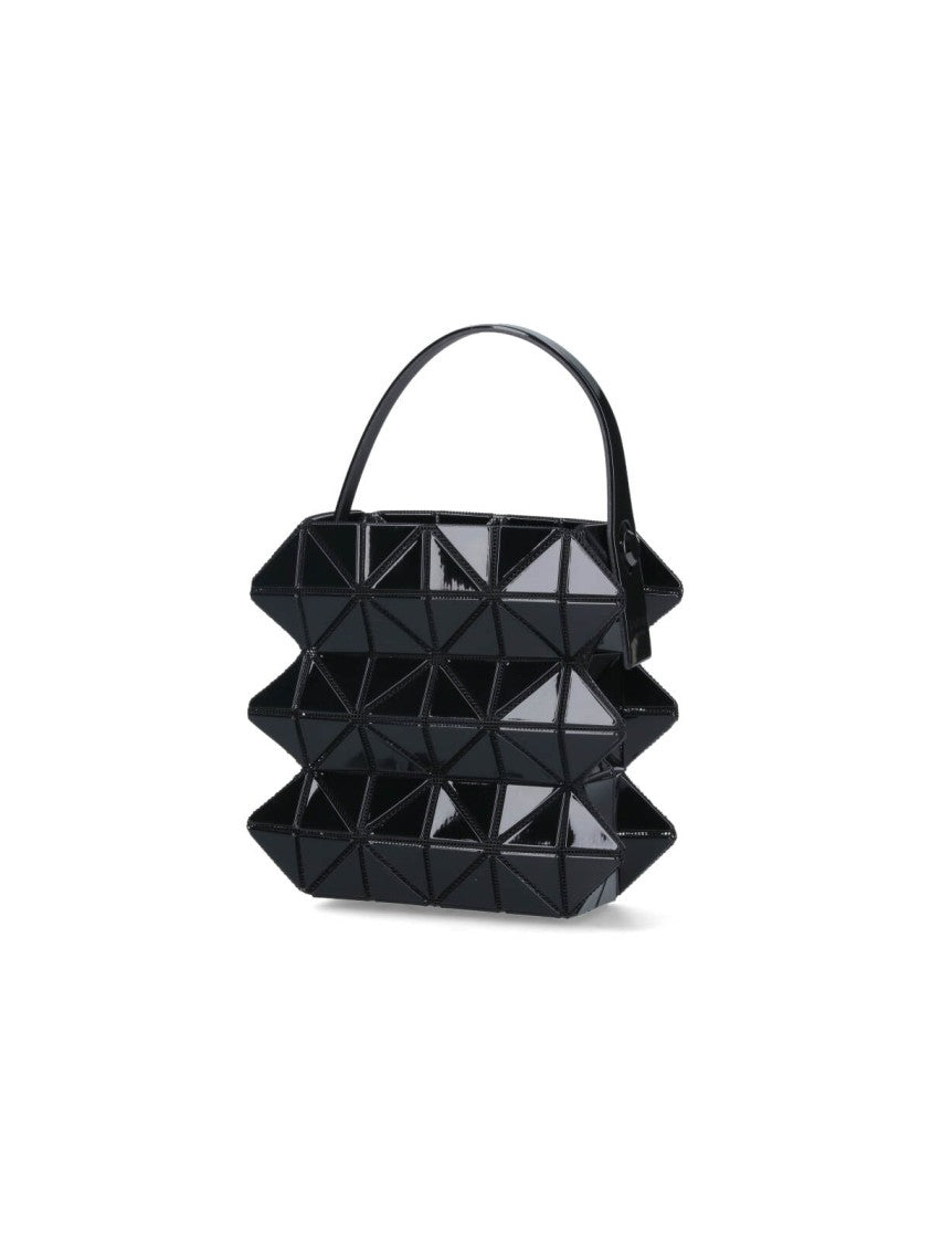 Bao Bao Issey Miyake Mini 'Beyond' Geometric Black Pvc Bag