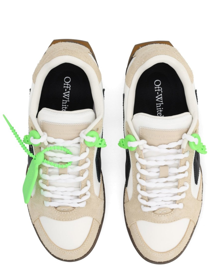 Off-White Beige End Of Play Suede Sneakers