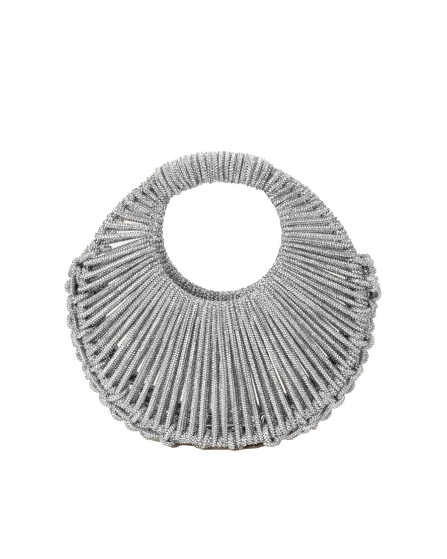 Hibourama Jaya Handcrafted Circular Resin Brass Bag