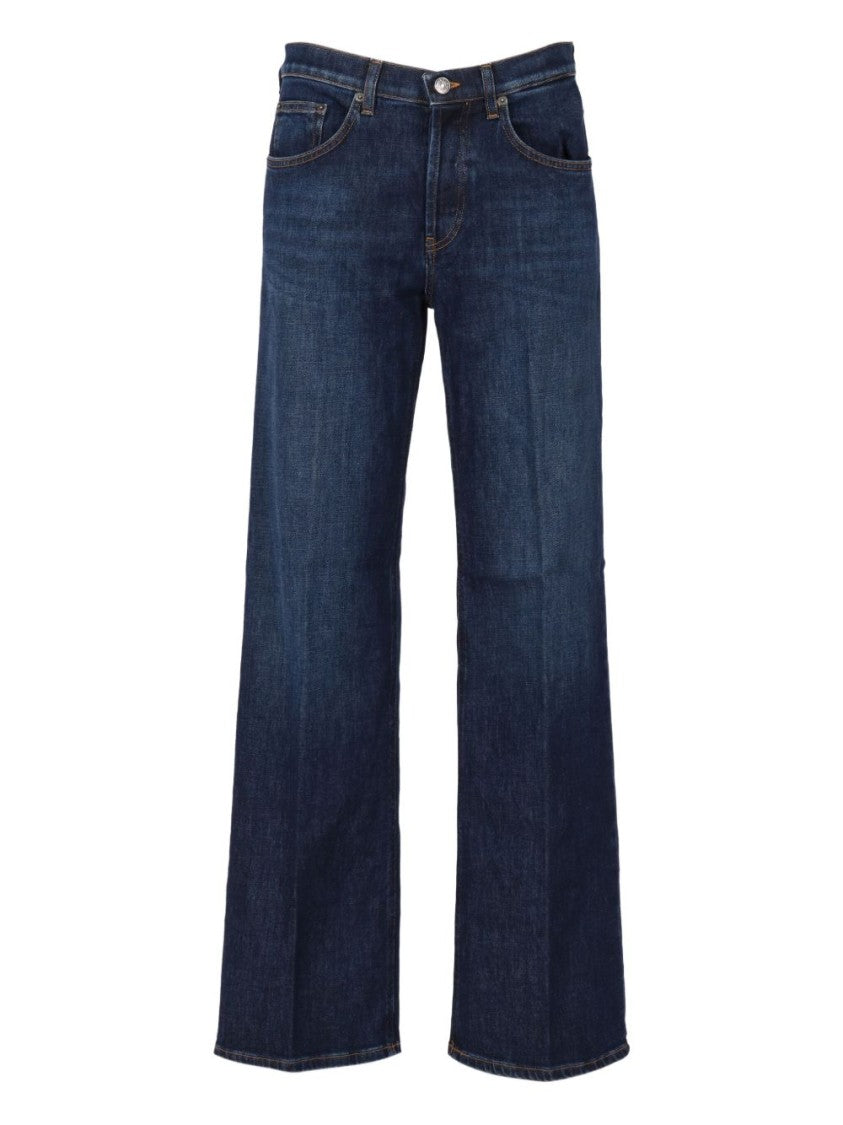 Dondup Dark Blue Five-Pocket Jeans