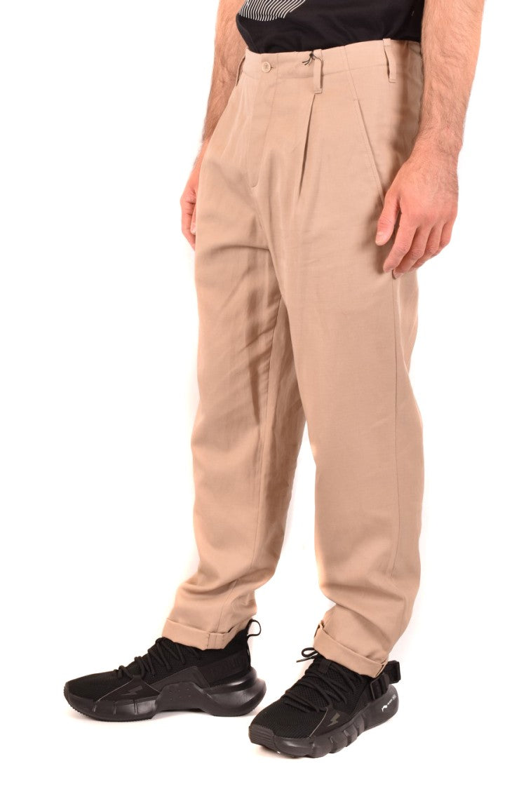 Neil Barrett Sky Trousers With Pleated Front