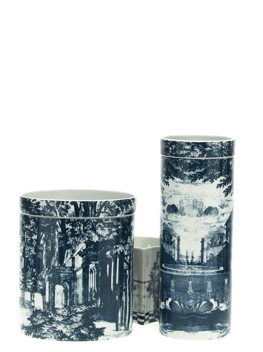 Fornasetti Set Of 3 Candles 'Nel Meanwhile - Eighteenth-Century Garden