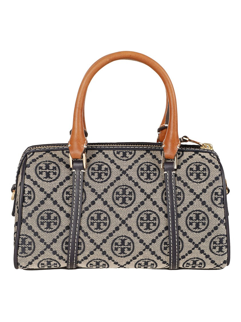 Tory Burch Structured Logo-Pattern Bag