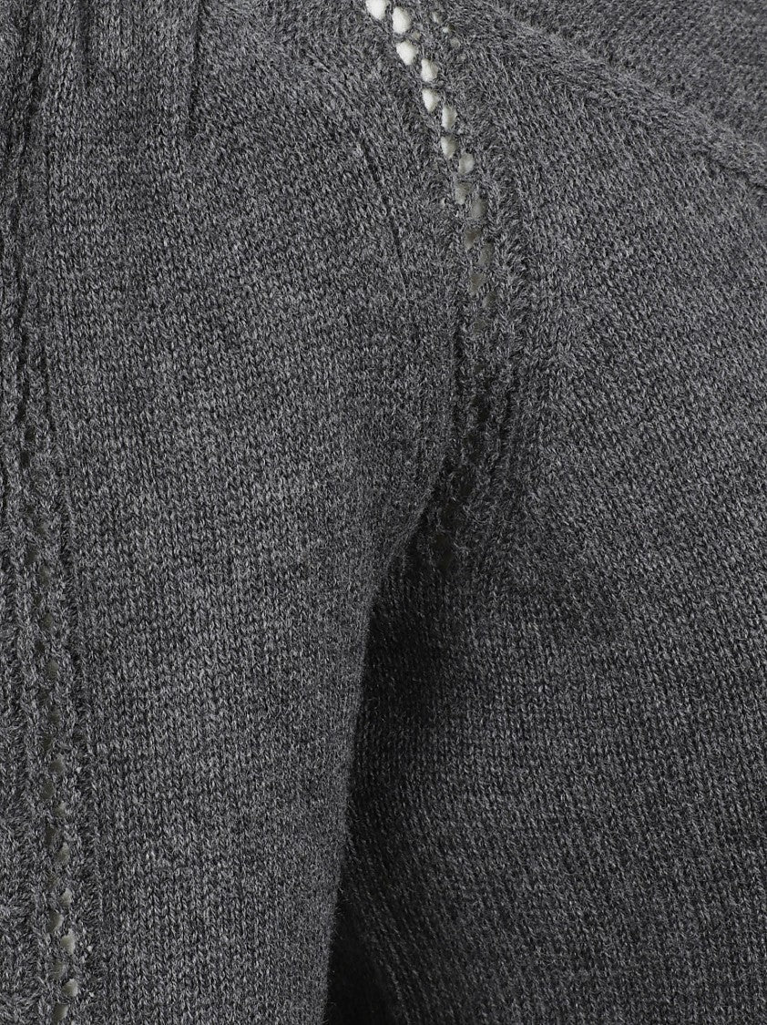Isabel Marant Twisted Cable Knit Sweater In Wool