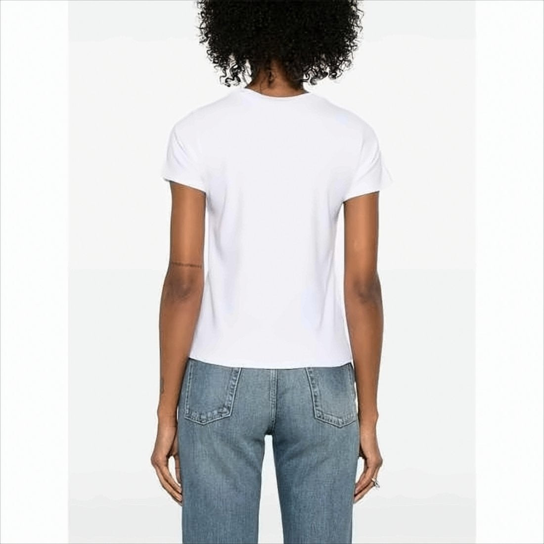 Alexander Mcqueen Minimalist White Cotton T-Shirt With Skull Emblem