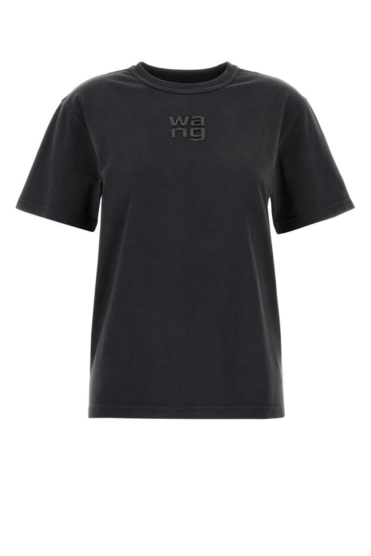 Alexander Wang Ss Tee With Hotfix Logo