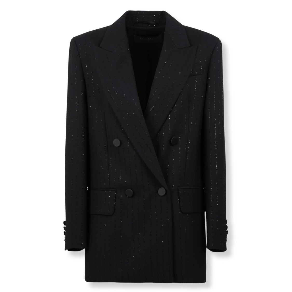 Max Mara Appia Double-Breasted Sequin Blazer