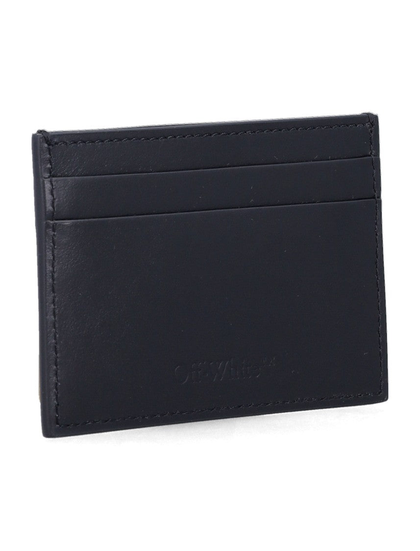 Off-White Leather Arrow Logo Cardholder Wallet