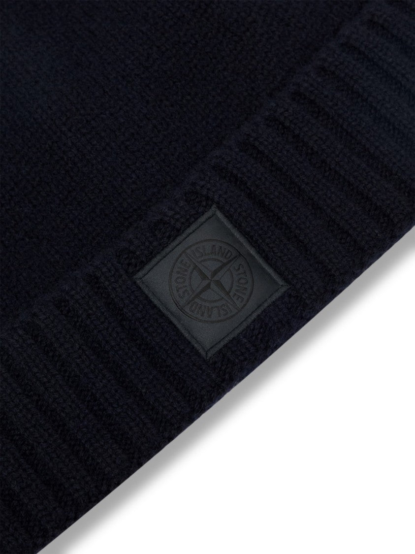 Stone Island Cashmere Hat With Timeless Shape