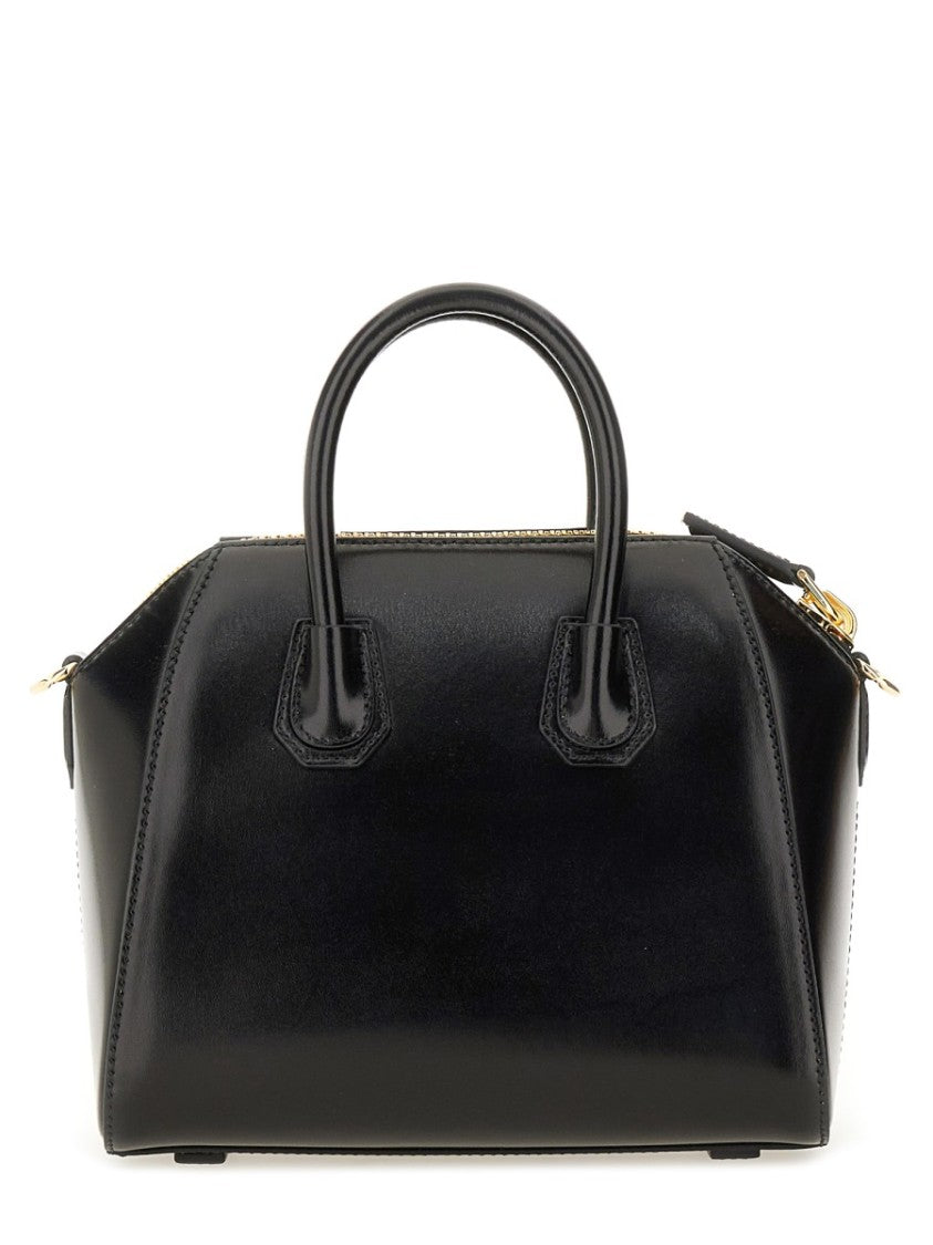 Givenchy Trapezoidal Mini Bag With Glossy Finish And Gold-Tone Hardware