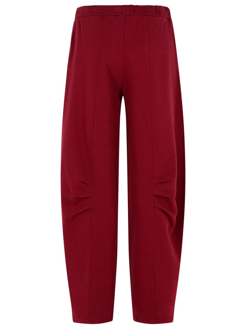 Rotate Burgundy Cotton Pants