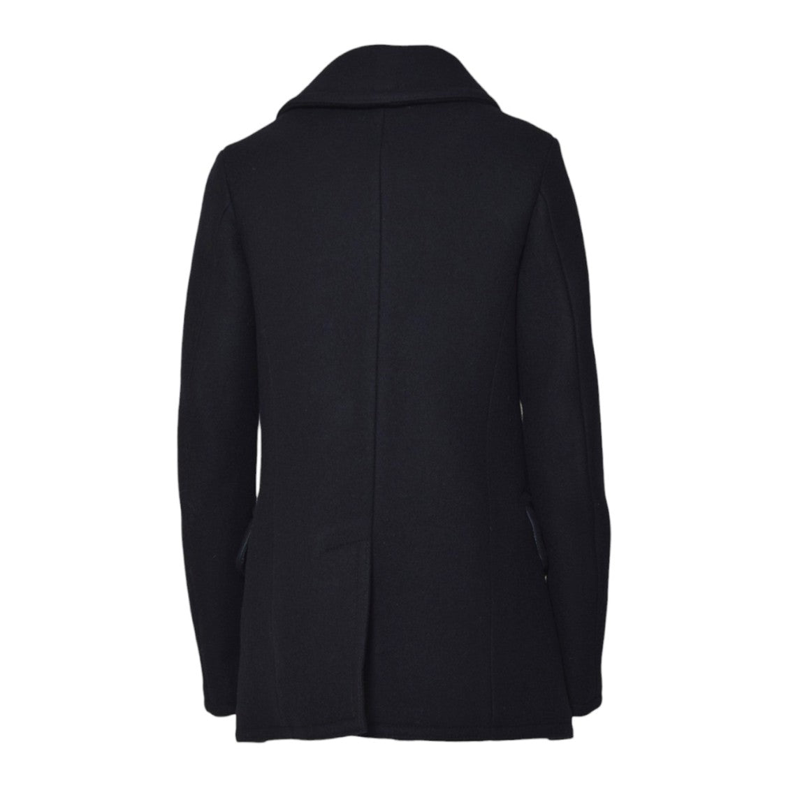 Dsquared2 Double-Breasted Blue Coat With Gold Buttons