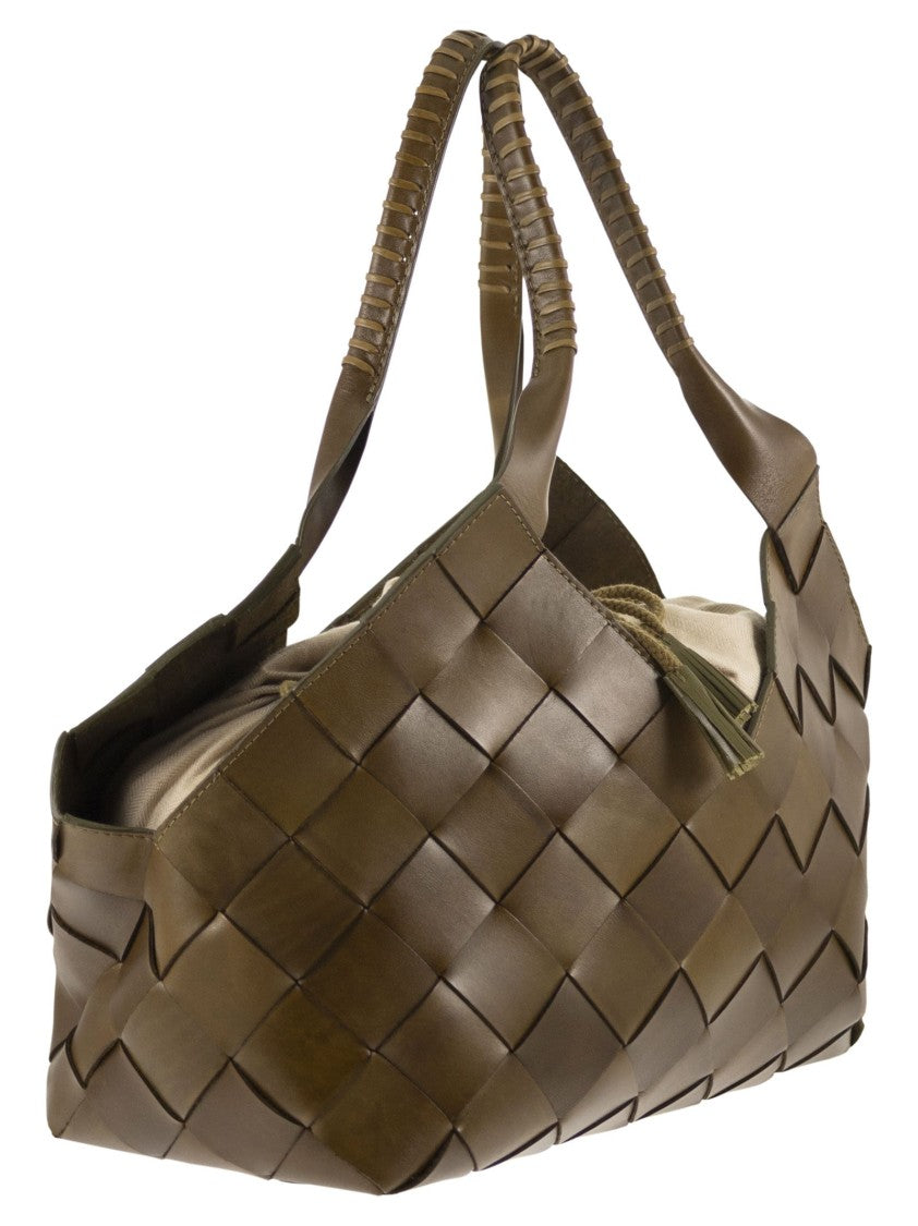 Dragon Castello - Braided Leather Bag
