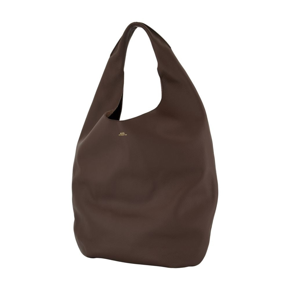 A.P.C. Le Neige Shopper Bag - Leather - Brown