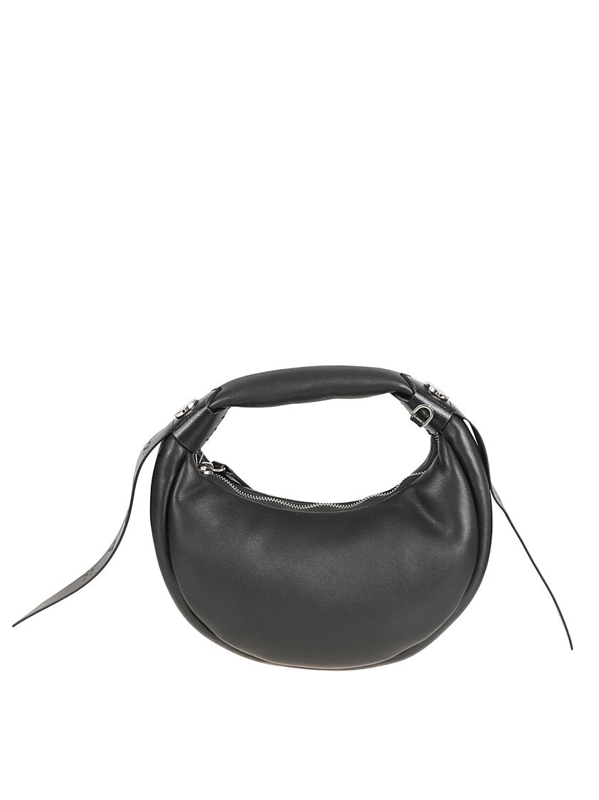 Hogan Rounded Black Bag With Soft Finish