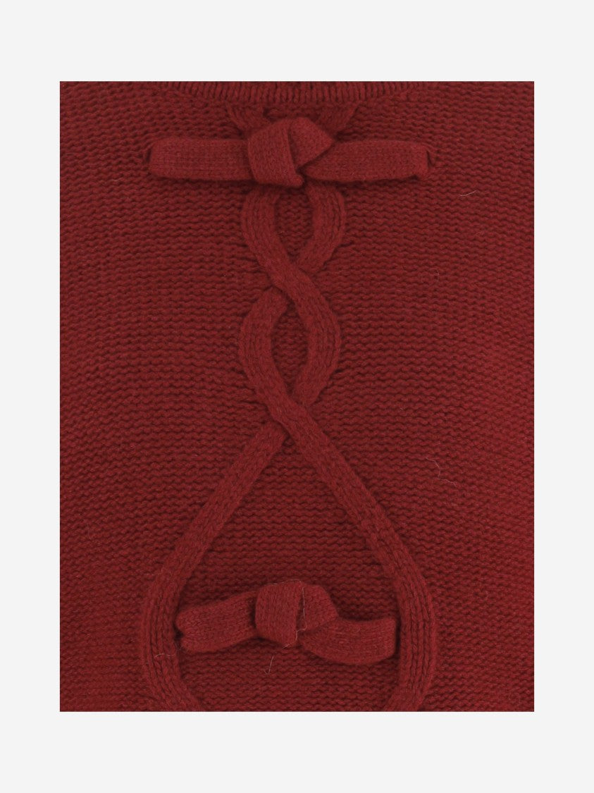 The Garment Wool And Cashmere Sweater With Three-Dimensional Embellishments