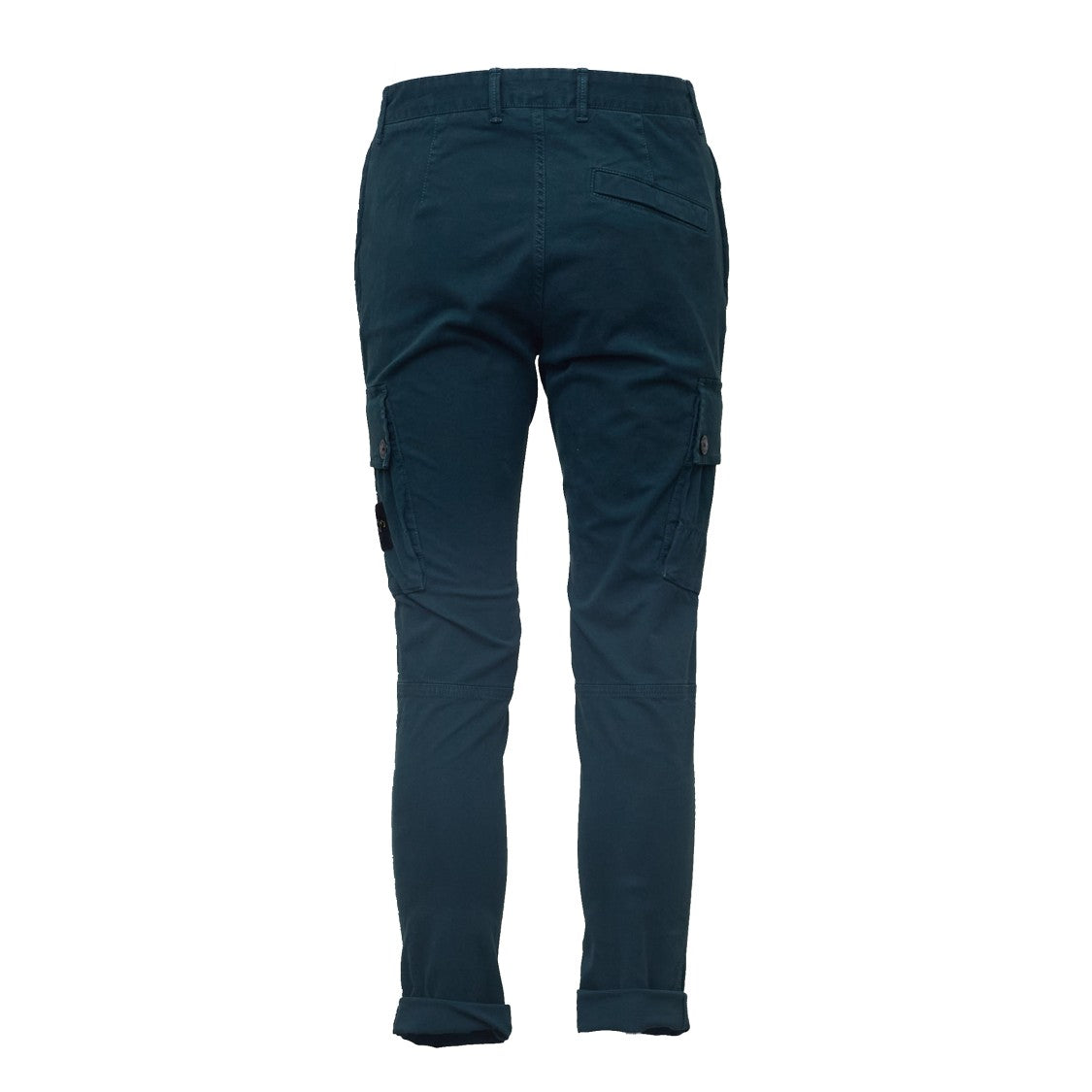 Stone Island Cargo Pants In Organic Broken Twill Cotton With Slim Fit