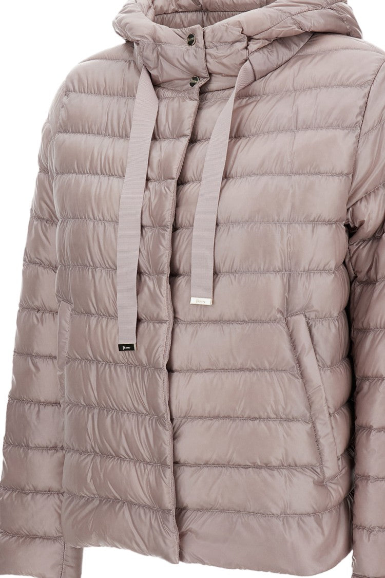 Herno Hooded Quilted Down Jacket With Adjustable Drawstring