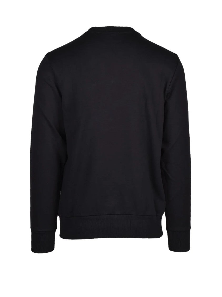 Diesel Classic Fit Cotton Sweatshirt With Signature Logo Detail