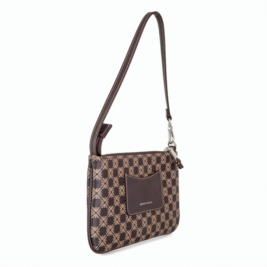 Emporio Armani All-Over Pattern Fixed Strap Shoulder Bag