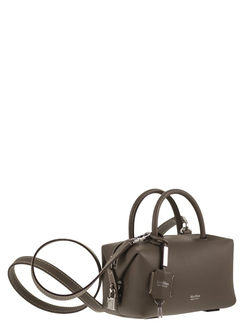 Max Mara Holdalls - Small Natural Leather Satchel